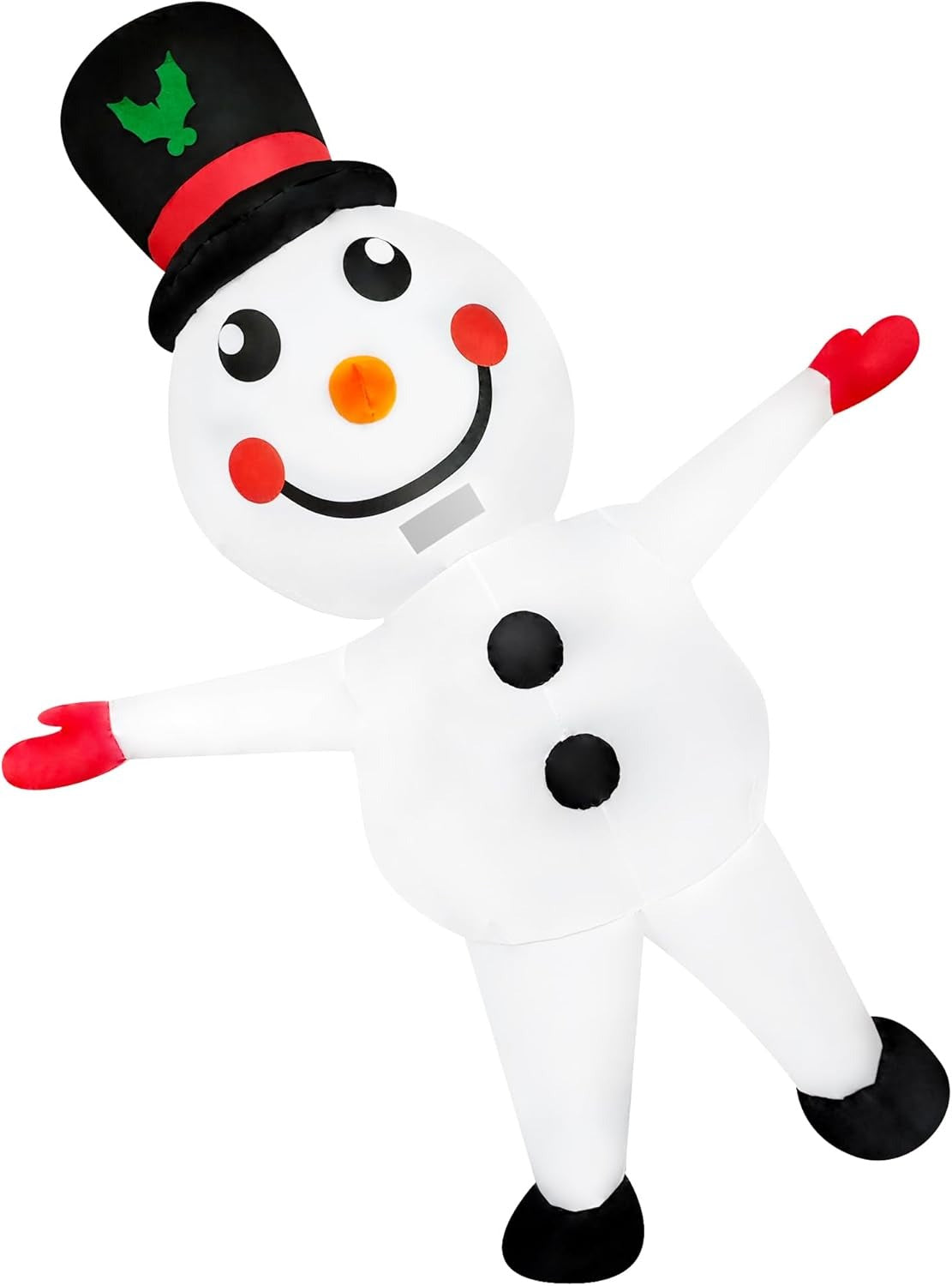 Christmas Snowman Inflatable Costume Blow-up Suit