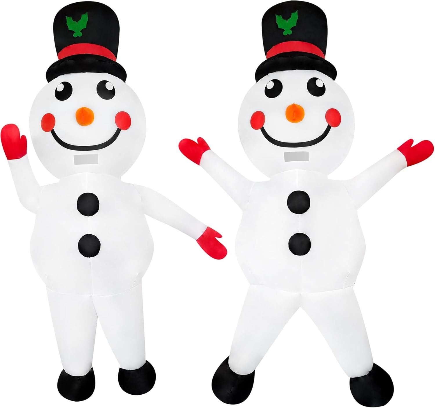 Christmas Snowman Inflatable Costume Blow-up Suit