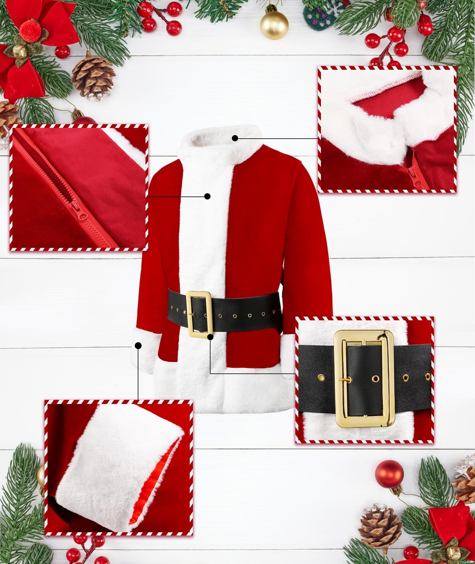 A Sunnywood Party Santa Costume Jacket,