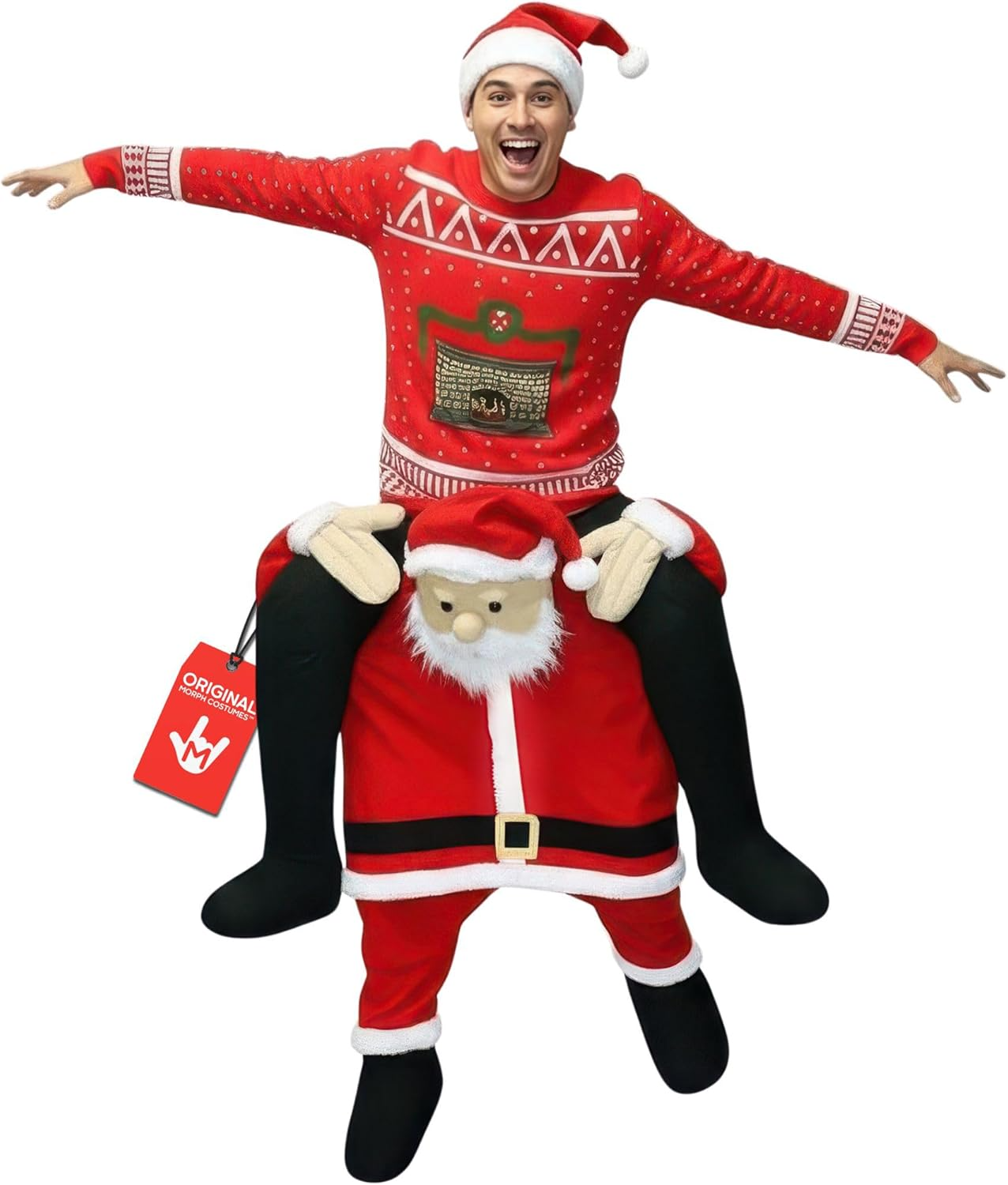 Morph Santa Piggyback Costume
