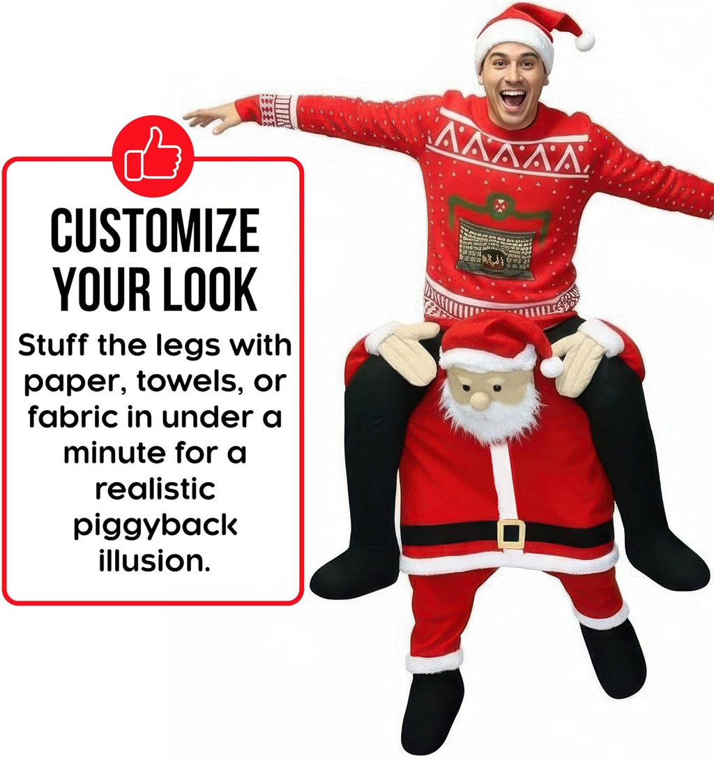 Morph Santa Piggyback Costume