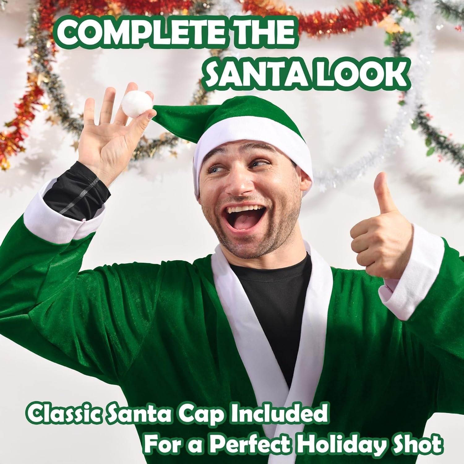 A Sunnywood Party Santa Costume Jacket,