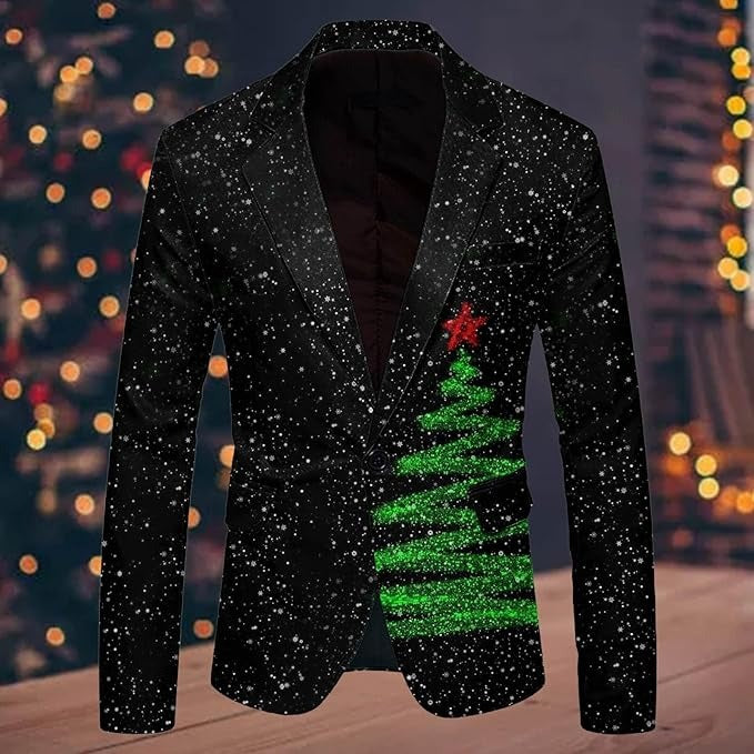 Mens Christmas Blazer Christmas Suit